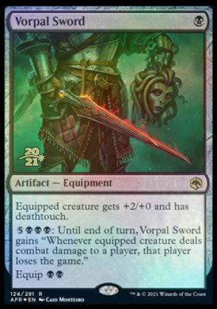 Vorpal Sword [Dungeons & Dragons: Adventures in the Forgotten Realms Prerelease Promos] | Good Games North