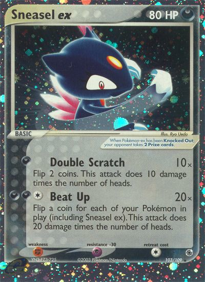 Sneasel ex (103/109) [EX: Ruby & Sapphire] | Good Games North