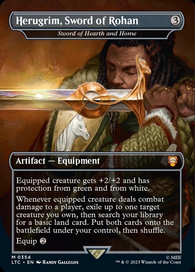 Herugrim, Sword of Rohan - Sword of Hearth and Home [The Lord of the Rings: Tales of Middle-Earth Commander] | Good Games North
