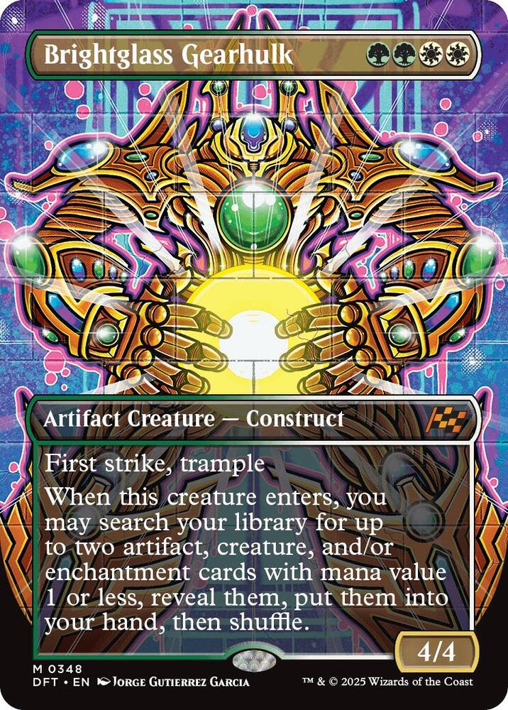 Brightglass Gearhulk Borderless (Aetherdrift)  | Good Games North