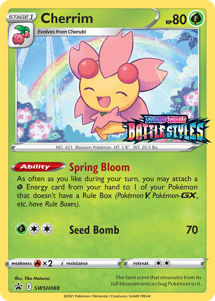 Cherrim (SWSH088) (Prerelease Promo) [Sword & Shield: Black Star Promos] | Good Games North