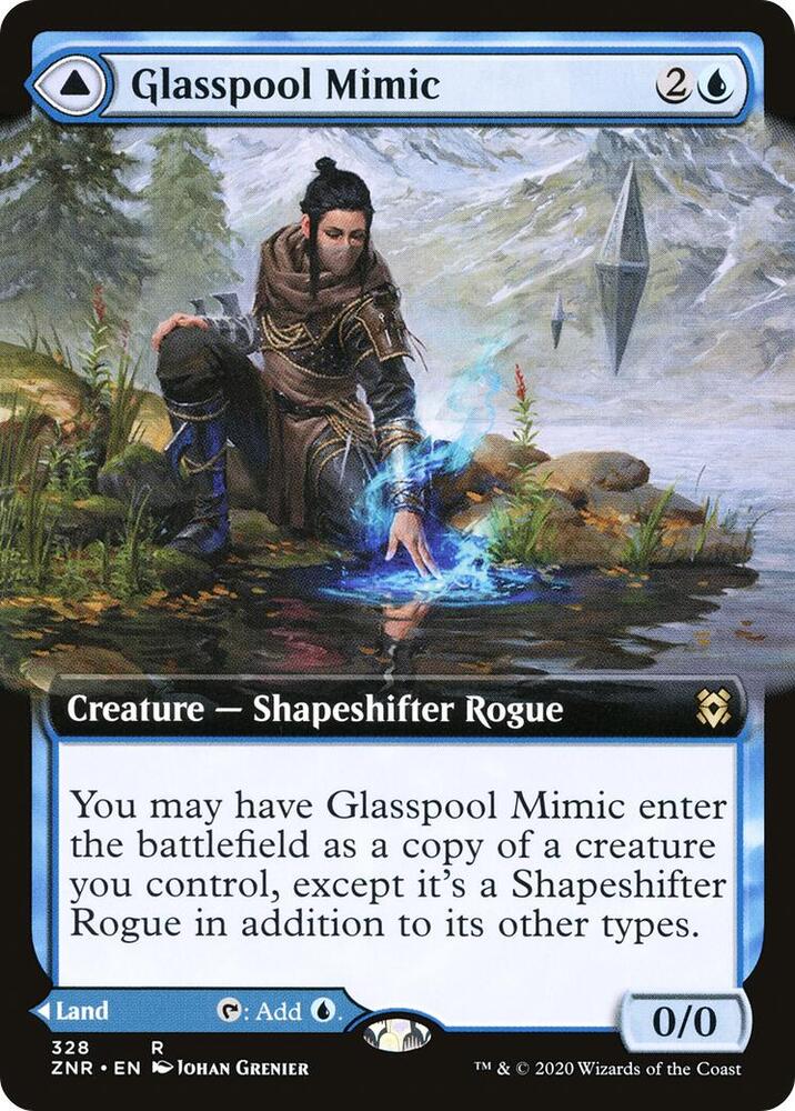 Glasspool Mimic Extended Art (Zendikar Rising)  - Foil | Good Games North