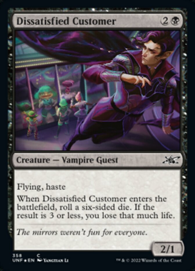 Dissatisfied Customer (Galaxy Foil) [Unfinity] | Good Games North
