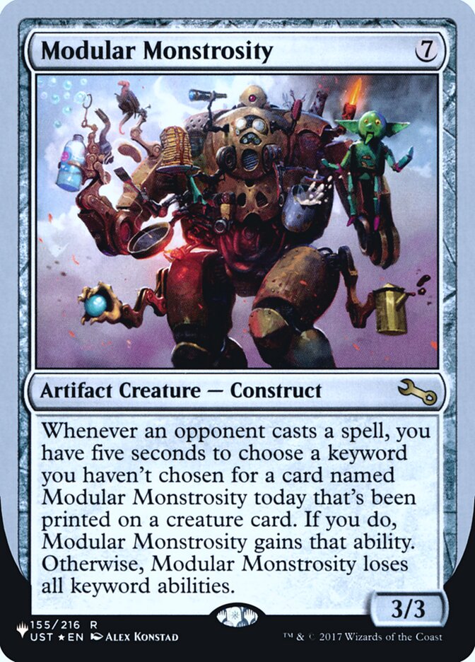 Modular Monstrosity (Unfinity Foil Edition) [The List] | Good Games North