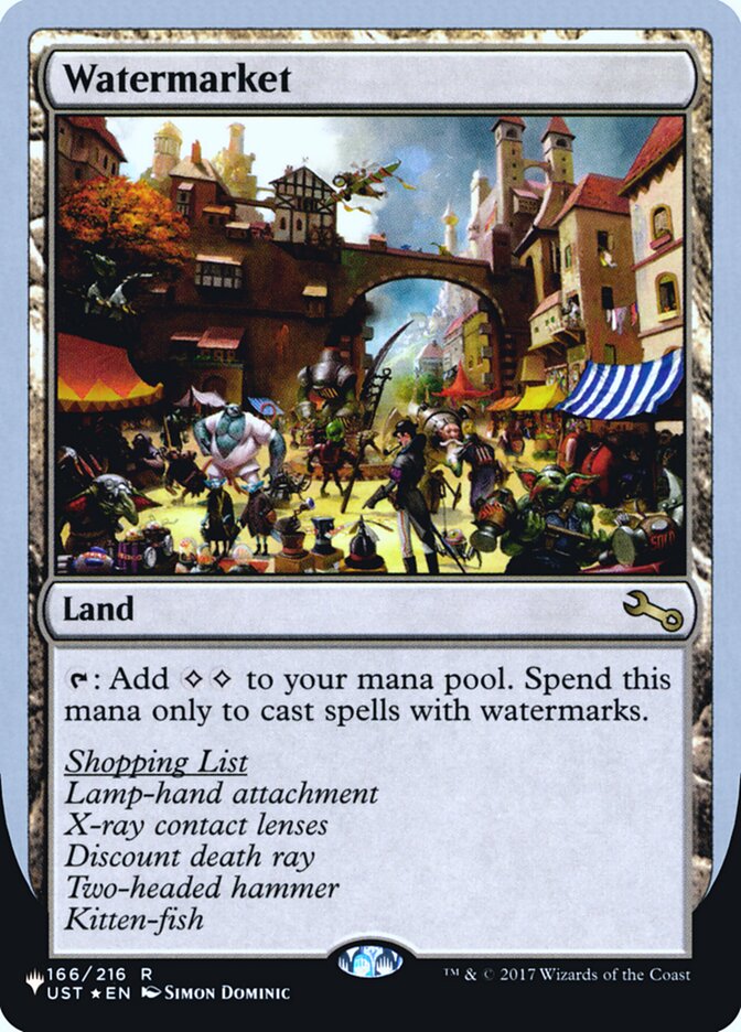 Watermarket (Unfinity Foil Edition) [The List] | Good Games North