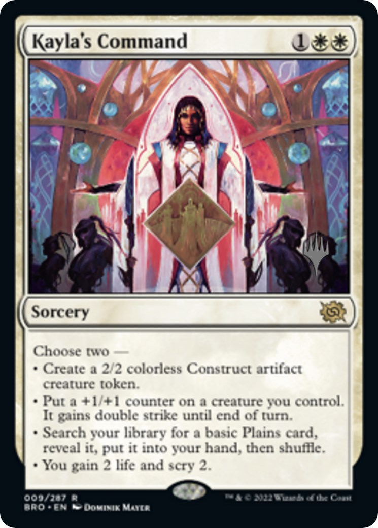 Kayla's Command (Promo Pack) [The Brothers' War Promos] | Good Games North