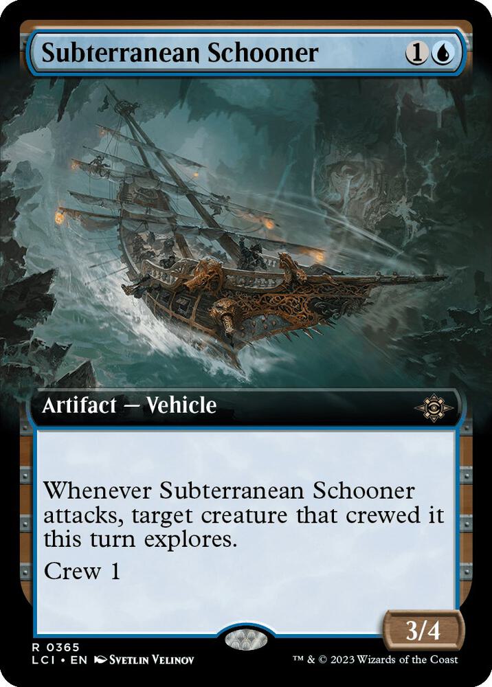 Subterranean Schooner Extended Art (The Lost Caverns of Ixalan)  - undefined | Good Games North