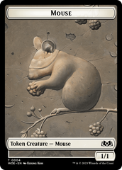 Mouse // Food (0013) Double-Sided Token [Wilds of Eldraine Tokens] | Good Games North