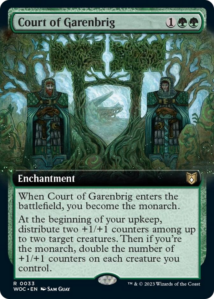 Court of Garenbrig (Extended Art) [Wilds of Eldraine Commander] | Good Games North