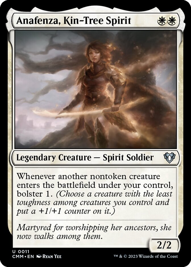 Anafenza, Kin-Tree Spirit 11/451 (Commander Masters)  | Good Games North