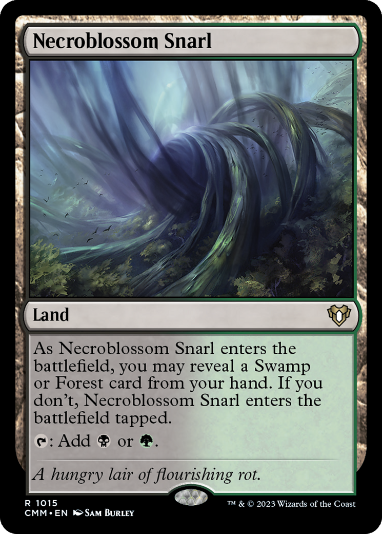 Necroblossom Snarl [Commander Masters] | Good Games North