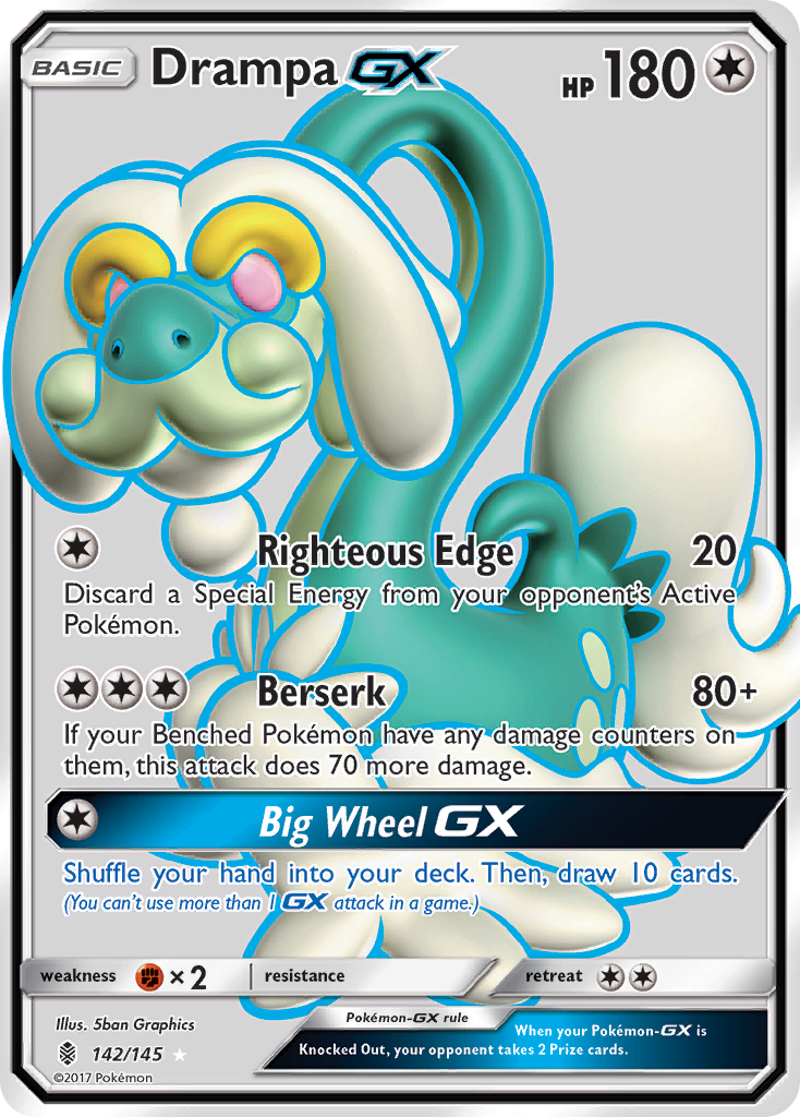 Drampa GX (142/145) [Sun & Moon: Guardians Rising] | Good Games North