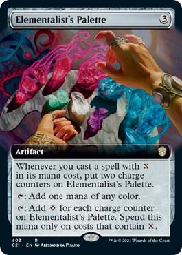Elementalists Palette Extended Art 403/81 (Commander 2021)  | Good Games North