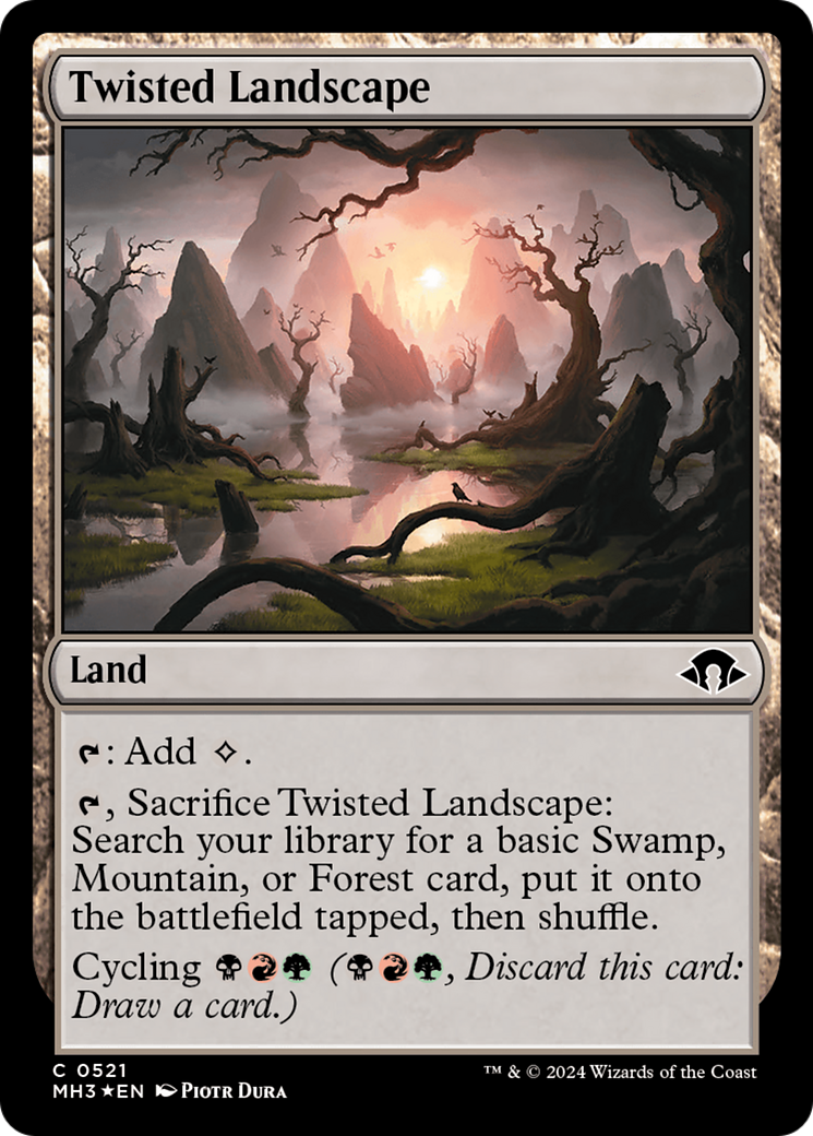 Twisted Landscape (Ripple Foil) [Modern Horizons 3] | Good Games North