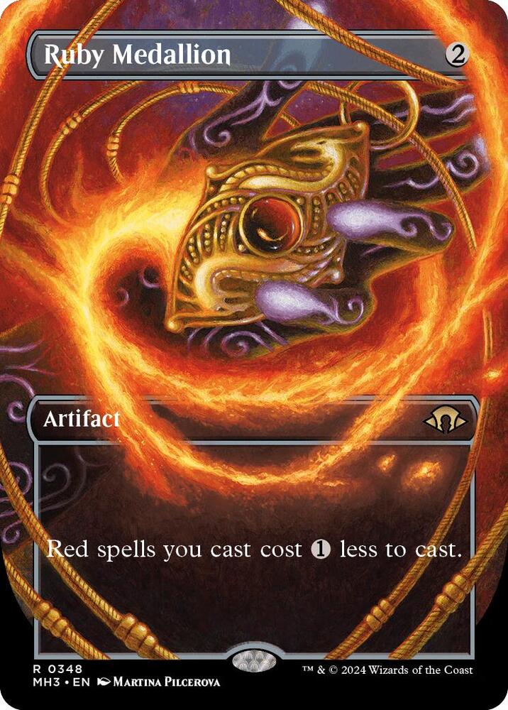Ruby Medallion 348 (Modern Horizons 3)  - Borderless | Good Games North