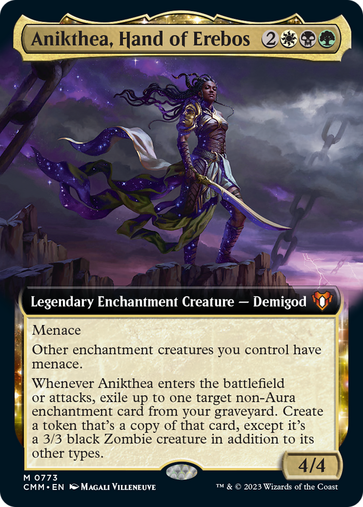 Anikthea, Hand of Erebos (Extended Art) [Commander Masters] | Good Games North