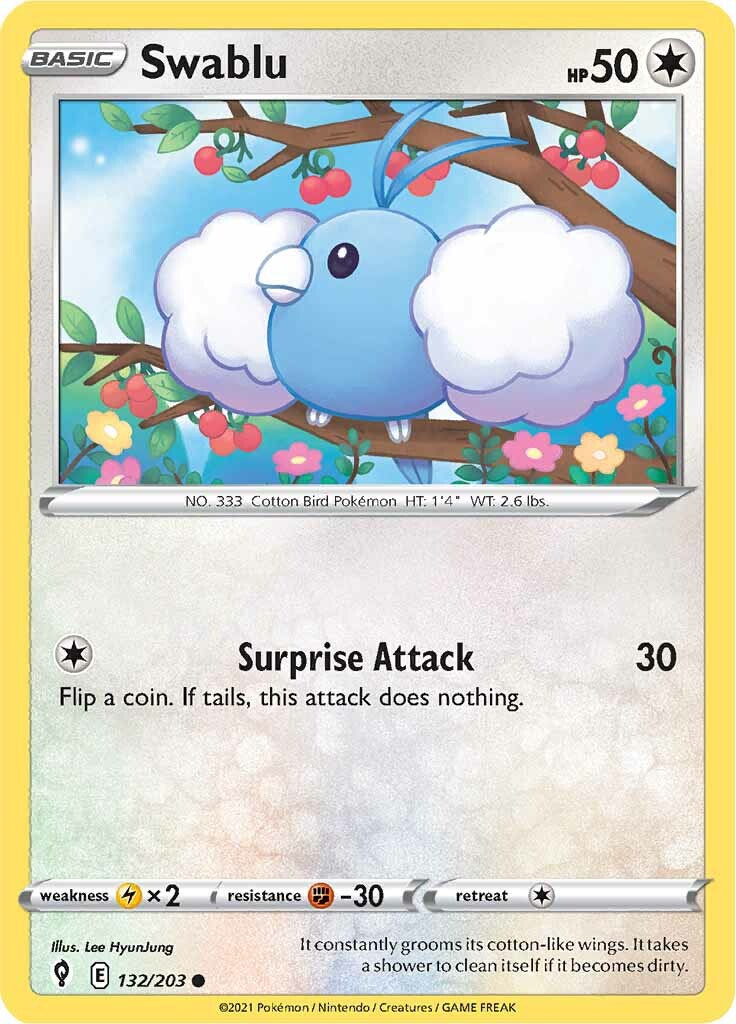 Swablu (132/203) [Sword & Shield: Evolving Skies] | Good Games North