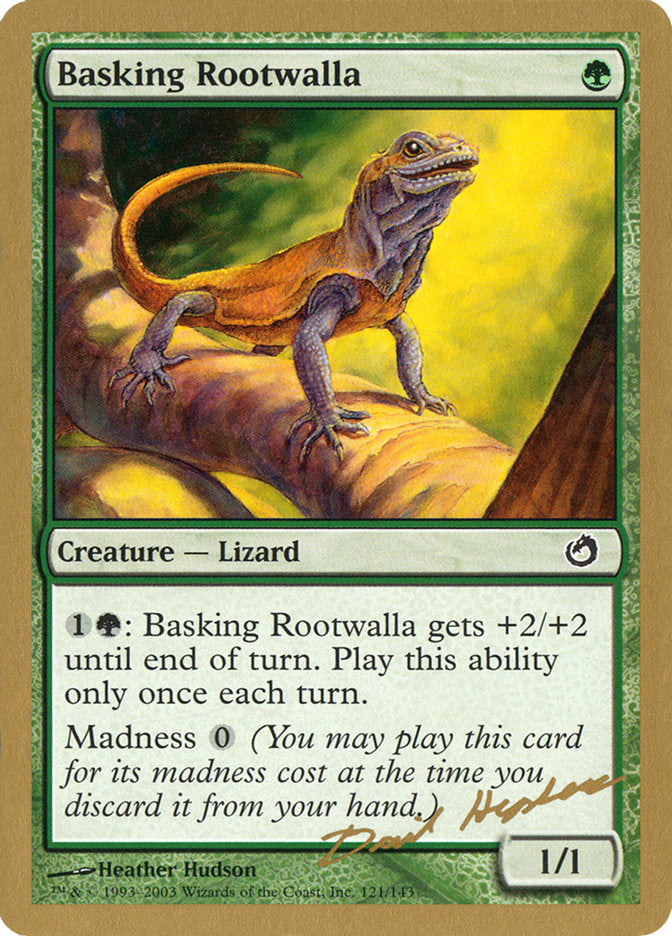 Basking Rootwalla (Dave Humpherys) [World Championship Decks 2003] | Good Games North