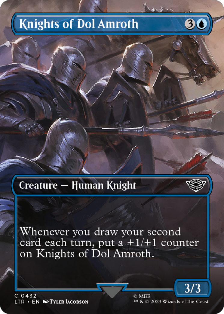 Knights of Dol Amroth (Borderless Alternate Art) [The Lord of the Rings: Tales of Middle-Earth] | Good Games North