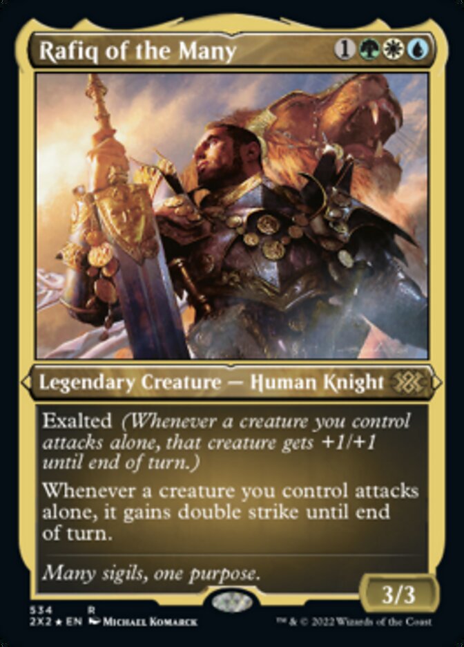 Rafiq of the Many (Foil Etched) [Double Masters 2022] | Good Games North