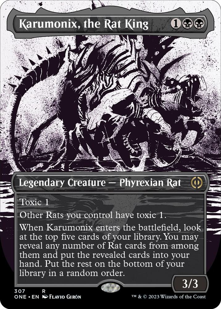 Karumonix the Rat King Showcase (Phyrexia: All Will Be One)  | Good Games North