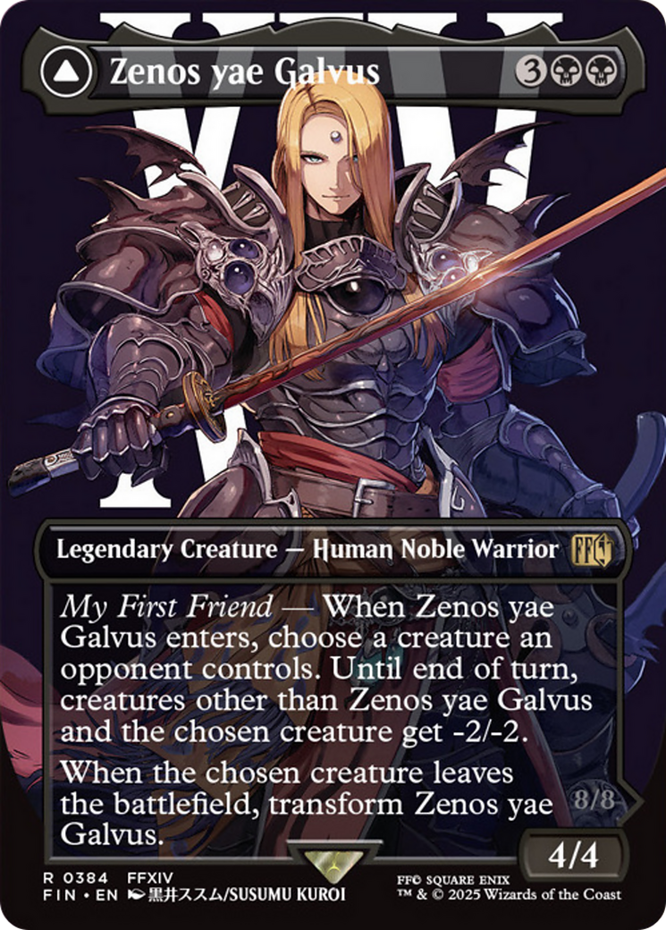 Zenos yae Galvus // Shinryu, Transcendent Rival (Borderless) [FINAL FANTASY] | Good Games North