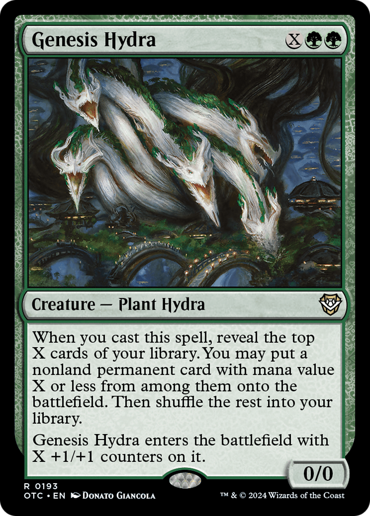 Genesis Hydra [Outlaws of Thunder Junction Commander] | Good Games North