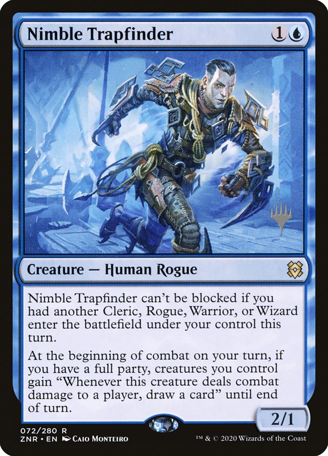 Nimble Trapfinder (Promo Pack) [Zendikar Rising Promos] | Good Games North