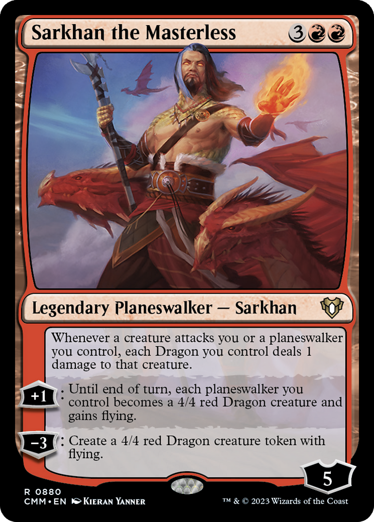 Sarkhan the Masterless [Commander Masters] | Good Games North