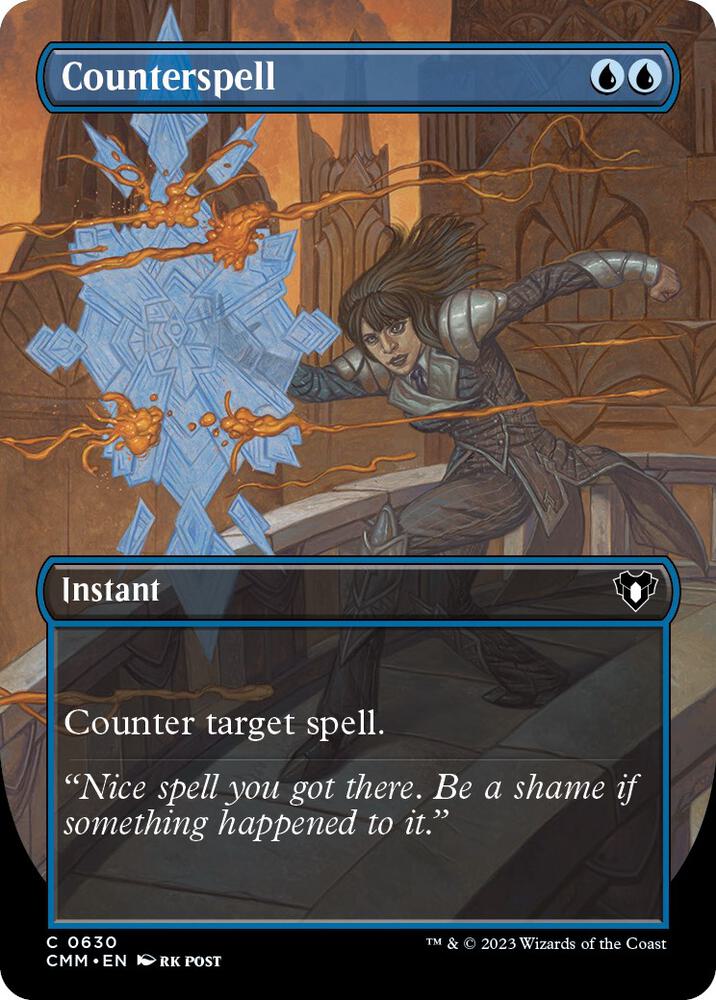 Counterspell 630 (Commander Masters)  - Borderless | Good Games North