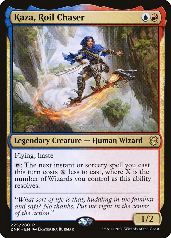 Kaza, Roil Chaser (Promo Pack) [Zendikar Rising Promos] | Good Games North
