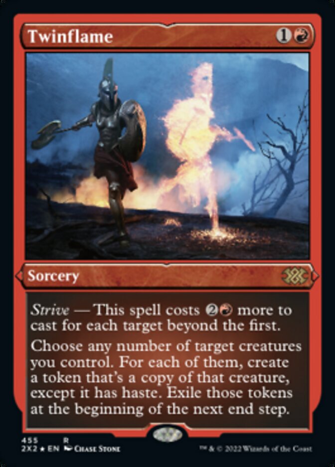 Twinflame (Foil Etched) [Double Masters 2022] | Good Games North