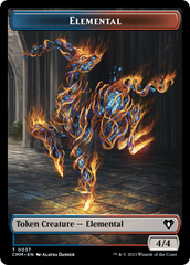 Spirit (0010) // Elemental (0037) Double-Sided Token [Commander Masters Tokens] | Good Games North