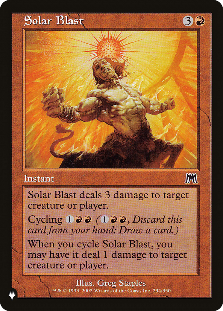 Solar Blast [The List] | Good Games North