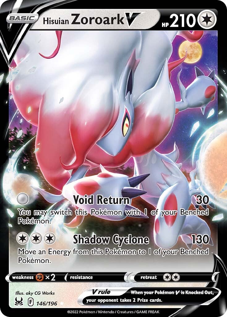 Hisuian Zoroark V (146/196) [Sword & Shield: Lost Origin] | Good Games North