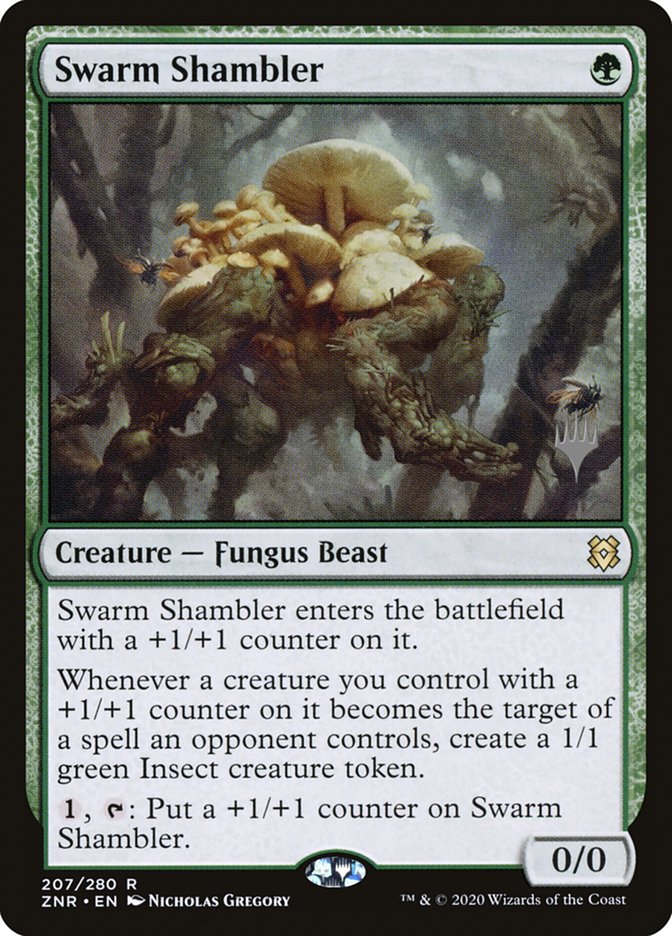 Swarm Shambler (Promo Pack) [Zendikar Rising Promos] | Good Games North