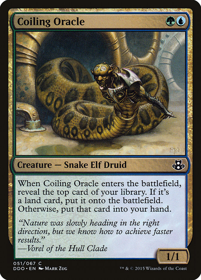Coiling Oracle [Duel Decks: Elspeth vs. Kiora] | Good Games North