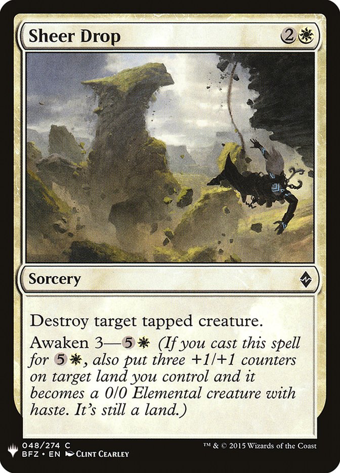 Sheer Drop [Mystery Booster] | Good Games North