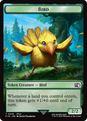 Bird (0016) // Wizard (0014) Double-Sided Token [FINAL FANTASY Tokens] | Good Games North