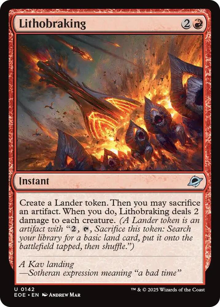 Lithobraking (Edge of Eternities)  - Foil | Good Games North