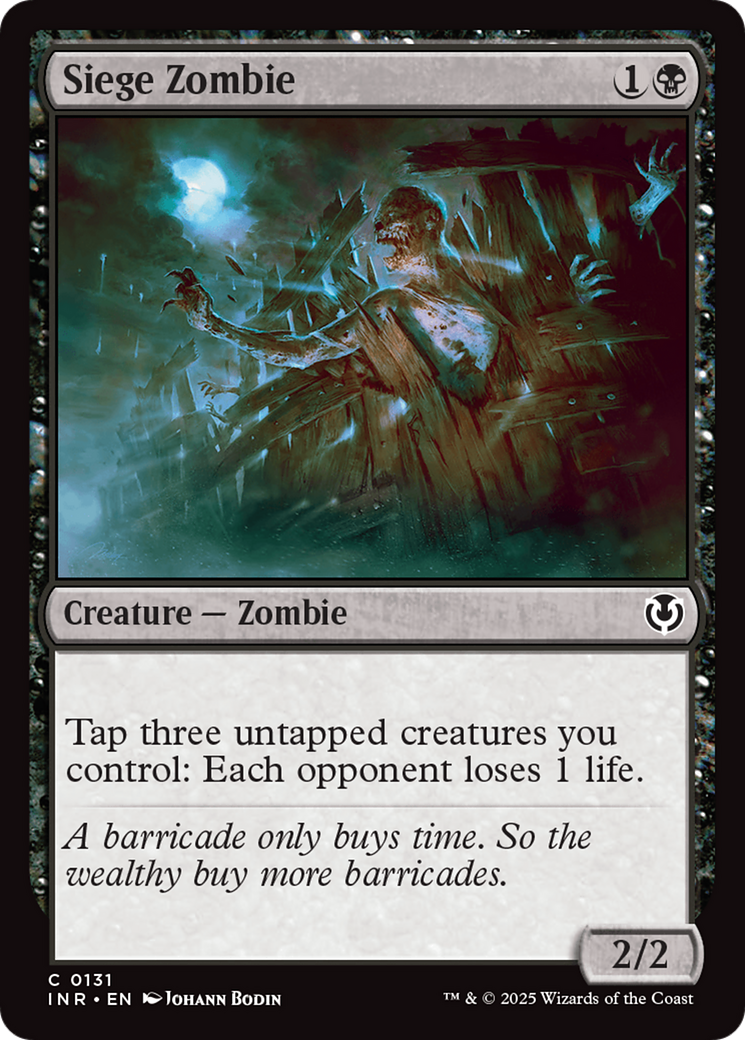 Siege Zombie [Innistrad Remastered] | Good Games North