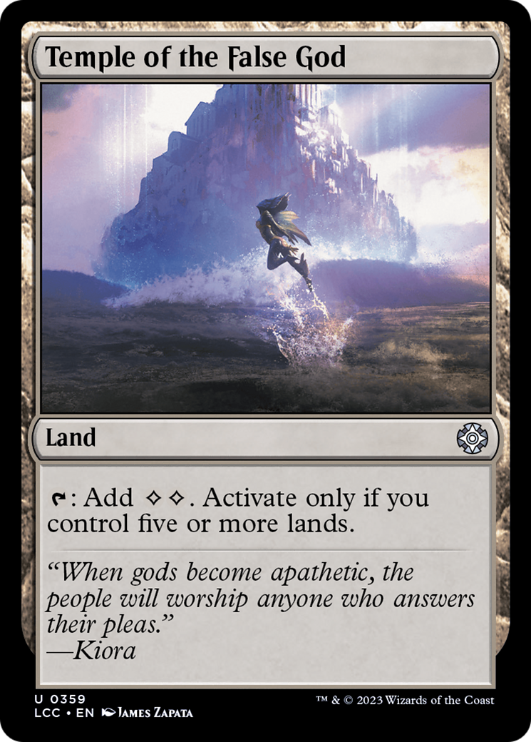 Temple of the False God [The Lost Caverns of Ixalan Commander] | Good Games North