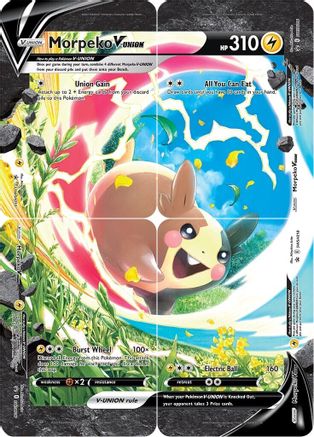 Morpeko V-UNION (SWSH215-218) (Set of 4) [Sword & Shield: Black Star Promos] | Good Games North