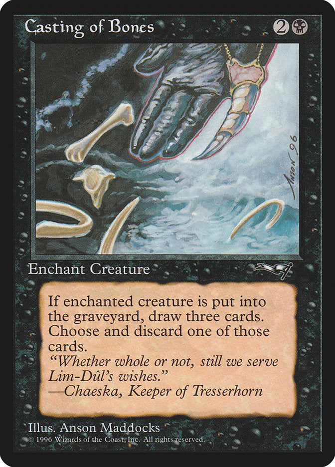 Casting of Bones (Claw Art) [Alliances] | Good Games North