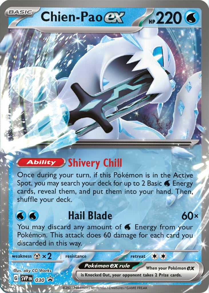 Chien-Pao ex (030) [Scarlet & Violet: Black Star Promos] | Good Games North