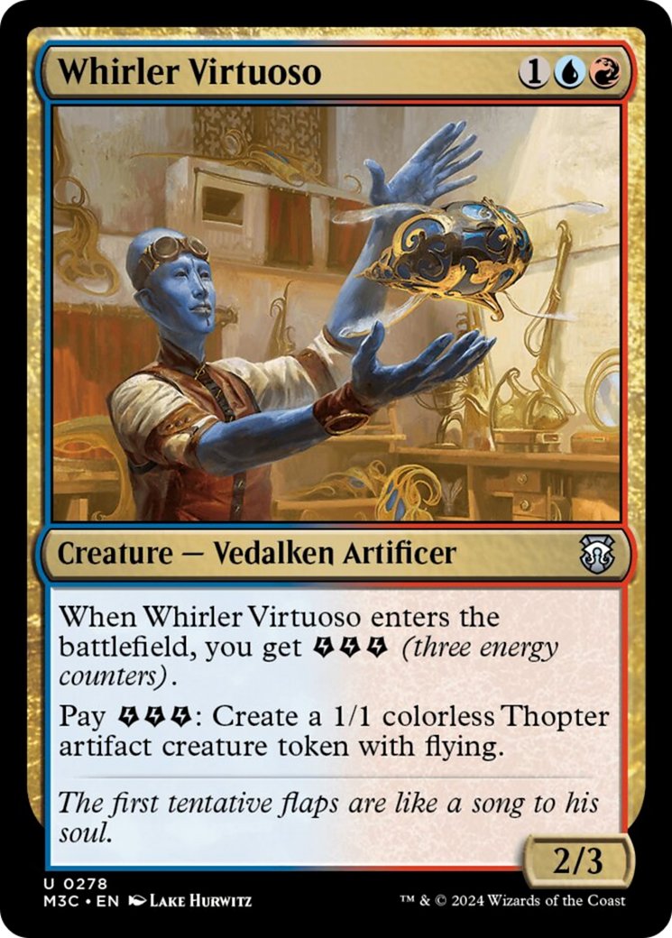 Whirler Virtuoso (Ripple Foil) [Modern Horizons 3 Commander] | Good Games North