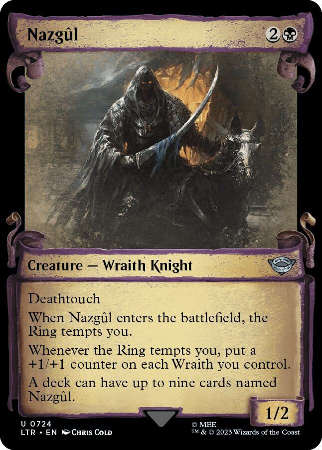Nazgul 0724 Showcase Scrolls (Universes Beyond: The Lord of the Rings: Tales of Middle-earth)  | Good Games North