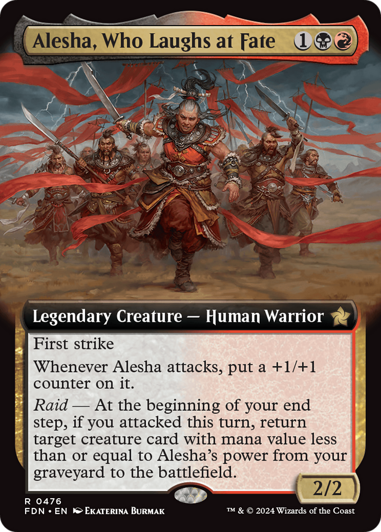 Alesha, Who Laughs at Fate (Extended Art) [Foundations] | Good Games North