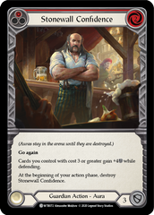 Stonewall Confidence (Red) [U-WTR072] (Welcome to Rathe Unlimited)  Unlimited Rainbow Foil | Good Games North