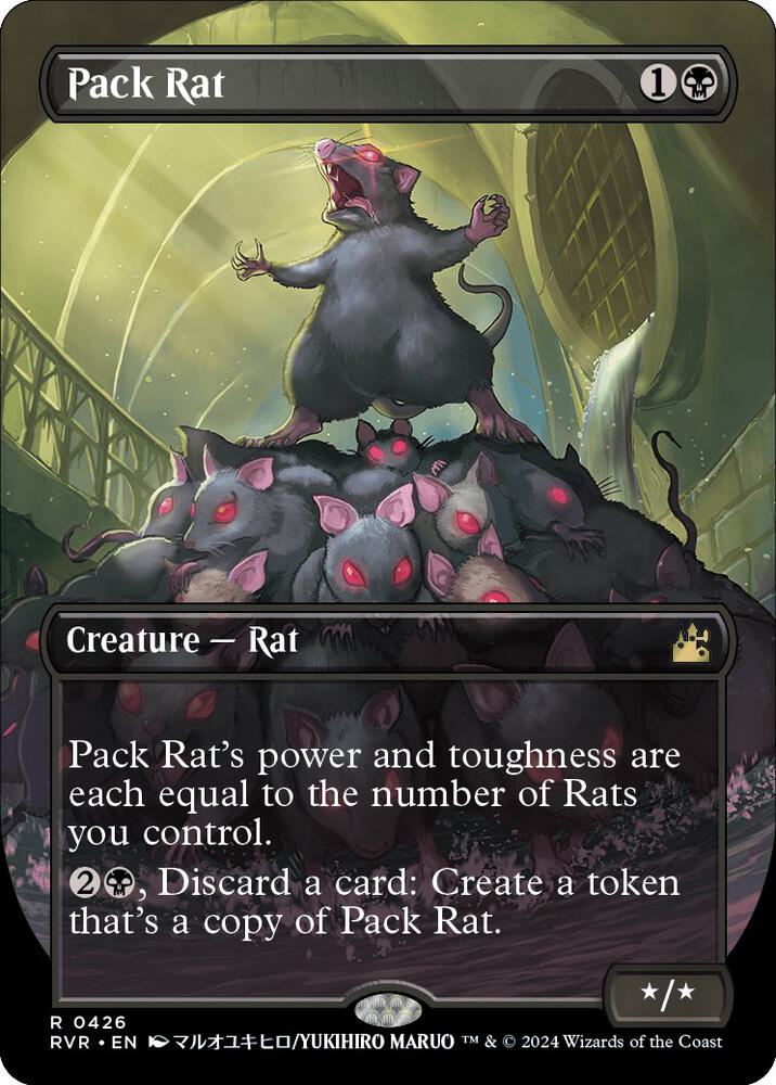 Pack Rat Anime Borderless (Ravnica Remastered)  - undefined | Good Games North